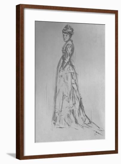 'The Silk Dress', 1875, (1904)-James Abbott McNeill Whistler-Framed Giclee Print