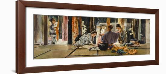 The Silk Merchant, Japan, 1892-Robert Frederick Blum-Framed Giclee Print