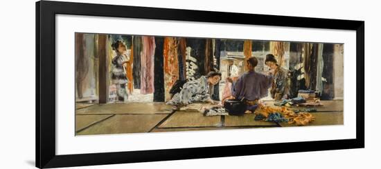 The Silk Merchant, Japan, 1892-Robert Frederick Blum-Framed Giclee Print