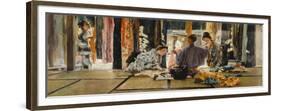 The Silk Merchant, Japan, 1892-Robert Frederick Blum-Framed Premium Giclee Print