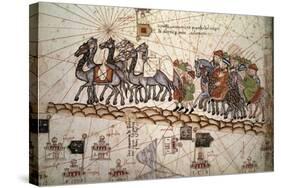 The Silk Road Crossed by Marco Polo-null-Stretched Canvas