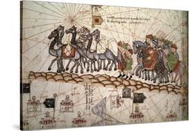 The Silk Road Crossed by Marco Polo-null-Stretched Canvas