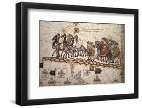 The Silk Road Crossed by Marco Polo-null-Framed Photographic Print