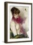 The Silk Scarf-Vittorio Matteo Corcos-Framed Giclee Print