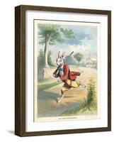 The Silly Hare, Children's Illustration-null-Framed Giclee Print