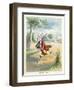 The Silly Hare, Children's Illustration-null-Framed Giclee Print