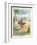 The Silly Hare, Children's Illustration-null-Framed Giclee Print