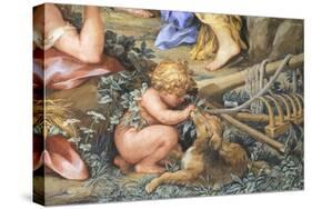 The Silver Age or Rather Quiet Life Devoted to Sheep Farming and Agriculture-Pietro da Cortona-Stretched Canvas