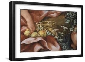 The Silver Age or Rather Quiet Life Devoted to Sheep Farming and Agriculture-Pietro da Cortona-Framed Giclee Print