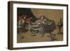 The Silver Bowl-Alexandre-Francois Desportes-Framed Giclee Print