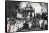 The Silver Chariot of the Chettiars, Saigon, Vietnam, 1912-null-Framed Stretched Canvas