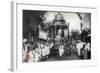 The Silver Chariot of the Chettiars, Saigon, Vietnam, 1912-null-Framed Giclee Print