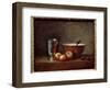 The Silver Cup. Painting by Jean Baptiste Simeon Chardin (1699-1779), 1763. Oil on Canvas. Dim: 0.3-Jean-Baptiste Simeon Chardin-Framed Giclee Print