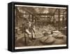 The Silver Melting House at the Royal Mint London-null-Framed Stretched Canvas