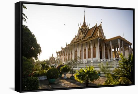 The Silver Pagoda, Royal Palace, Phnom Penh, Cambodia, Indochina, Southeast Asia, Asia-Yadid Levy-Framed Stretched Canvas