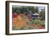 The Silver Pavilion and Gardens in Autumn-Stuart Black-Framed Photographic Print