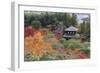 The Silver Pavilion and Gardens in Autumn-Stuart Black-Framed Photographic Print