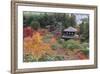 The Silver Pavilion and Gardens in Autumn-Stuart Black-Framed Photographic Print