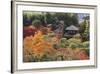 The Silver Pavilion and Gardens in Autumn-Stuart Black-Framed Photographic Print