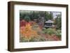 The Silver Pavilion and Gardens in Autumn-Stuart Black-Framed Photographic Print