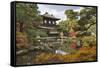 The Silver Pavilion, Buddhist Temple of Ginkaku-Ji, Northern Higashiyama, Kyoto, Japan-Stuart Black-Framed Stretched Canvas