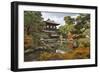 The Silver Pavilion, Buddhist Temple of Ginkaku-Ji, Northern Higashiyama, Kyoto, Japan-Stuart Black-Framed Photographic Print