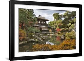 The Silver Pavilion, Buddhist Temple of Ginkaku-Ji, Northern Higashiyama, Kyoto, Japan-Stuart Black-Framed Photographic Print