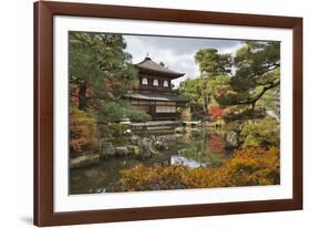 The Silver Pavilion, Buddhist Temple of Ginkaku-Ji, Northern Higashiyama, Kyoto, Japan-Stuart Black-Framed Photographic Print