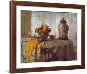 The Silver Screen-Frank Weston Benson-Framed Art Print