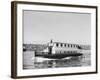 The Silver Swan on Lake Union-Ray Krantz-Framed Photographic Print