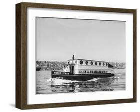 The Silver Swan on Lake Union-Ray Krantz-Framed Photographic Print