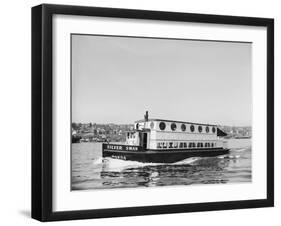 The Silver Swan on Lake Union-Ray Krantz-Framed Photographic Print