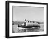 The Silver Swan on Lake Union-Ray Krantz-Framed Photographic Print