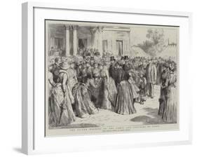 The Silver Wedding of the Comte and Comtesse De Paris-Godefroy Durand-Framed Giclee Print