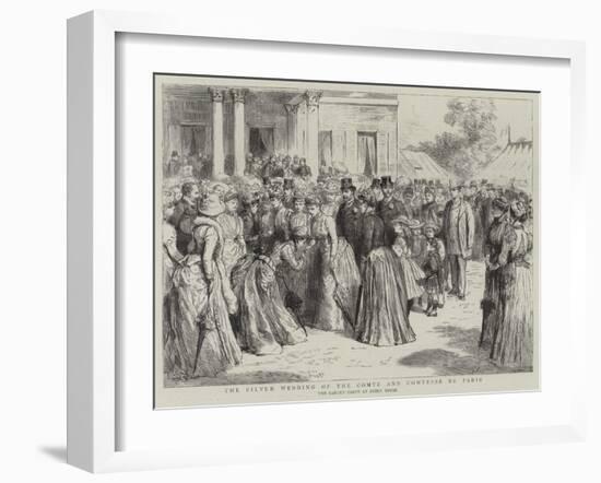 The Silver Wedding of the Comte and Comtesse De Paris-Godefroy Durand-Framed Giclee Print