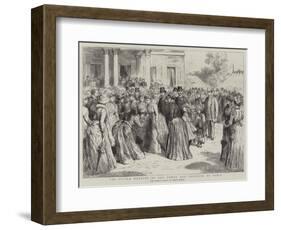 The Silver Wedding of the Comte and Comtesse De Paris-Godefroy Durand-Framed Giclee Print