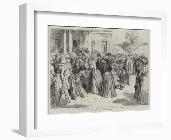 The Silver Wedding of the Comte and Comtesse De Paris-Godefroy Durand-Framed Giclee Print