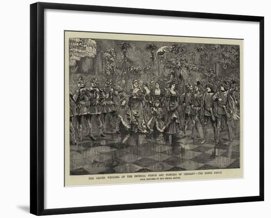 The Silver Wedding of the Imperial Prince and Princess of Germany, the Minne Dance-Charles Edwin Fripp-Framed Giclee Print