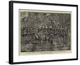 The Silver Wedding of the Imperial Prince and Princess of Germany, the Minne Dance-Charles Edwin Fripp-Framed Giclee Print