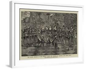 The Silver Wedding of the Imperial Prince and Princess of Germany, the Minne Dance-Charles Edwin Fripp-Framed Giclee Print