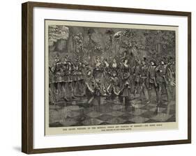 The Silver Wedding of the Imperial Prince and Princess of Germany, the Minne Dance-Charles Edwin Fripp-Framed Giclee Print