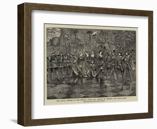 The Silver Wedding of the Imperial Prince and Princess of Germany, the Minne Dance-Charles Edwin Fripp-Framed Giclee Print