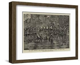 The Silver Wedding of the Imperial Prince and Princess of Germany, the Minne Dance-Charles Edwin Fripp-Framed Giclee Print