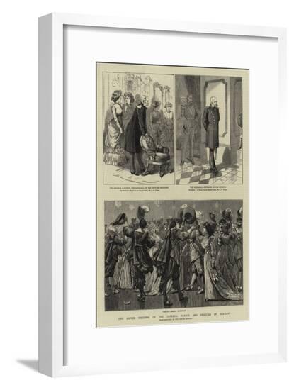 The Silver Wedding of the Imperial Prince and Princess of Germany-Charles Edwin Fripp-Framed Giclee Print