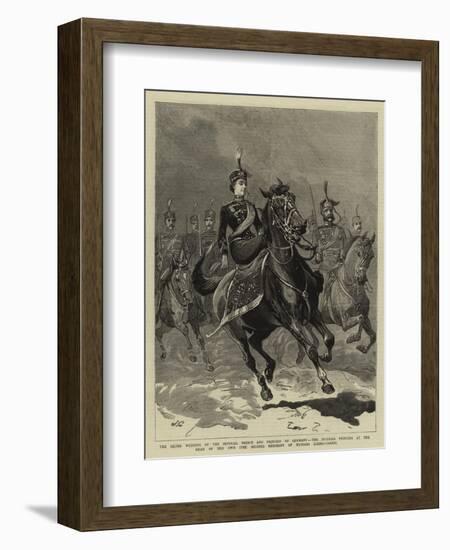 The Silver Wedding of the Imperial Prince and Princess of Germany-null-Framed Giclee Print