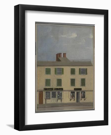 The Silversmith Shop of William Homes, Jr., c.1816-25-American School-Framed Premium Giclee Print