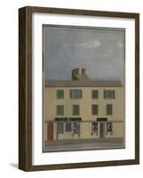 The Silversmith Shop of William Homes, Jr., c.1816-25-American School-Framed Giclee Print