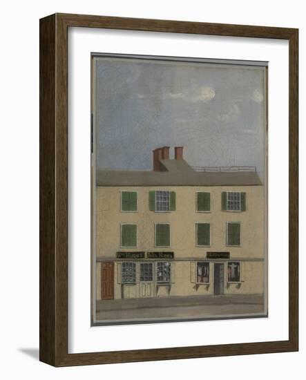 The Silversmith Shop of William Homes, Jr., c.1816-25-American School-Framed Giclee Print