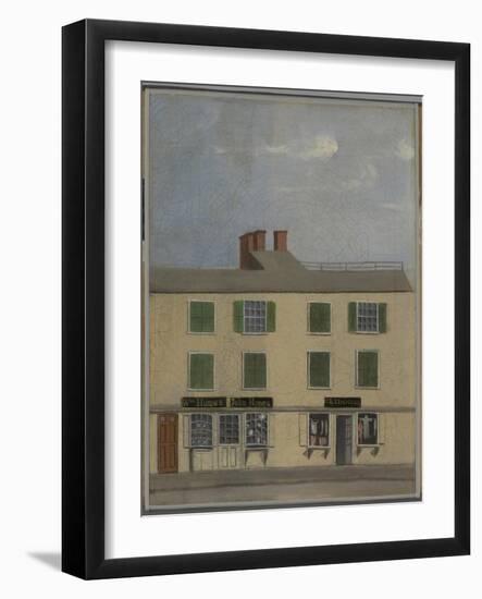 The Silversmith Shop of William Homes, Jr., c.1816-25-American School-Framed Giclee Print