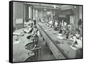 The Silversmiths Room, Central School of Arts and Crafts, Camden, London, 1911-null-Framed Stretched Canvas